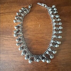Silver Bell Charm Anklet – Women's Silver Anklet